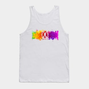 Rainbow Boston Terrier Tank Top